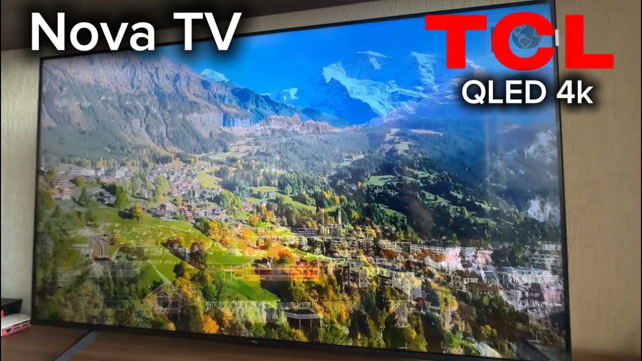 Nova TV TCL QLED 4K 55P7K unboxing 