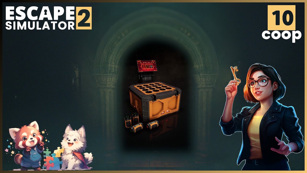 🗝️🚪 Vaisseau - Casse-tête sombre #10 [Escape Simulator 2][Coop][Let's Play FR]