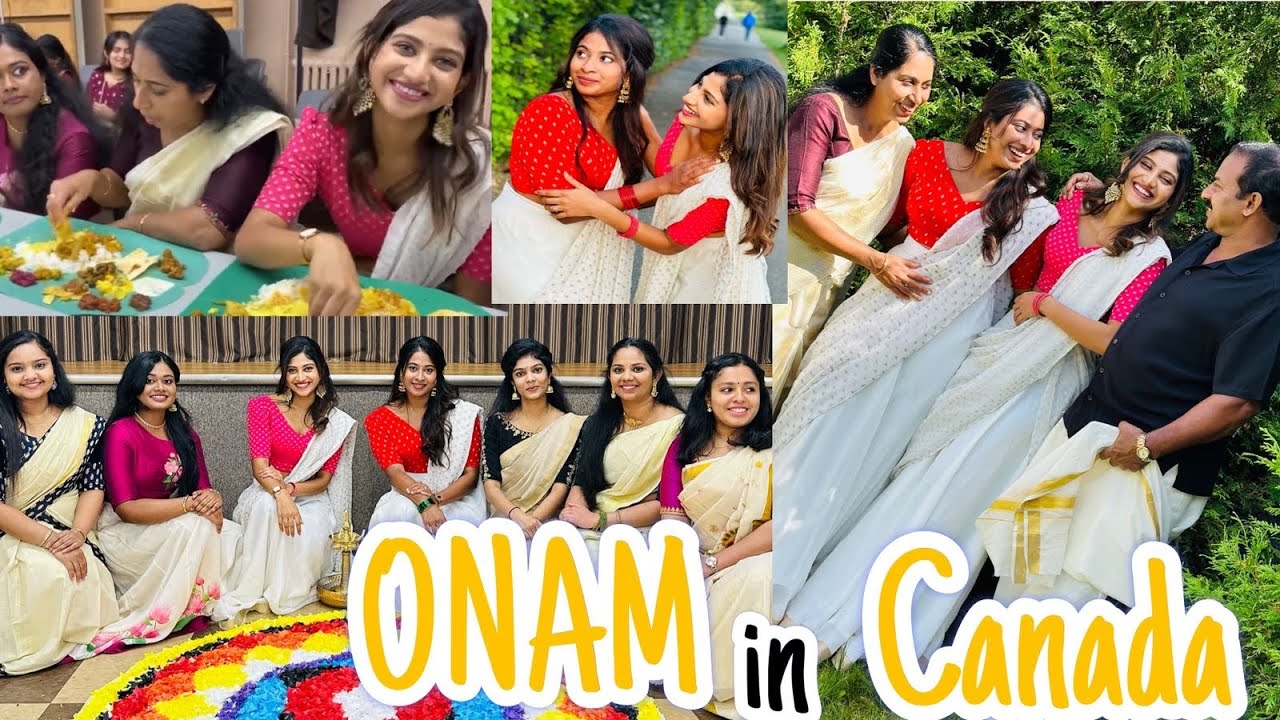 my first onam in canada 🌸