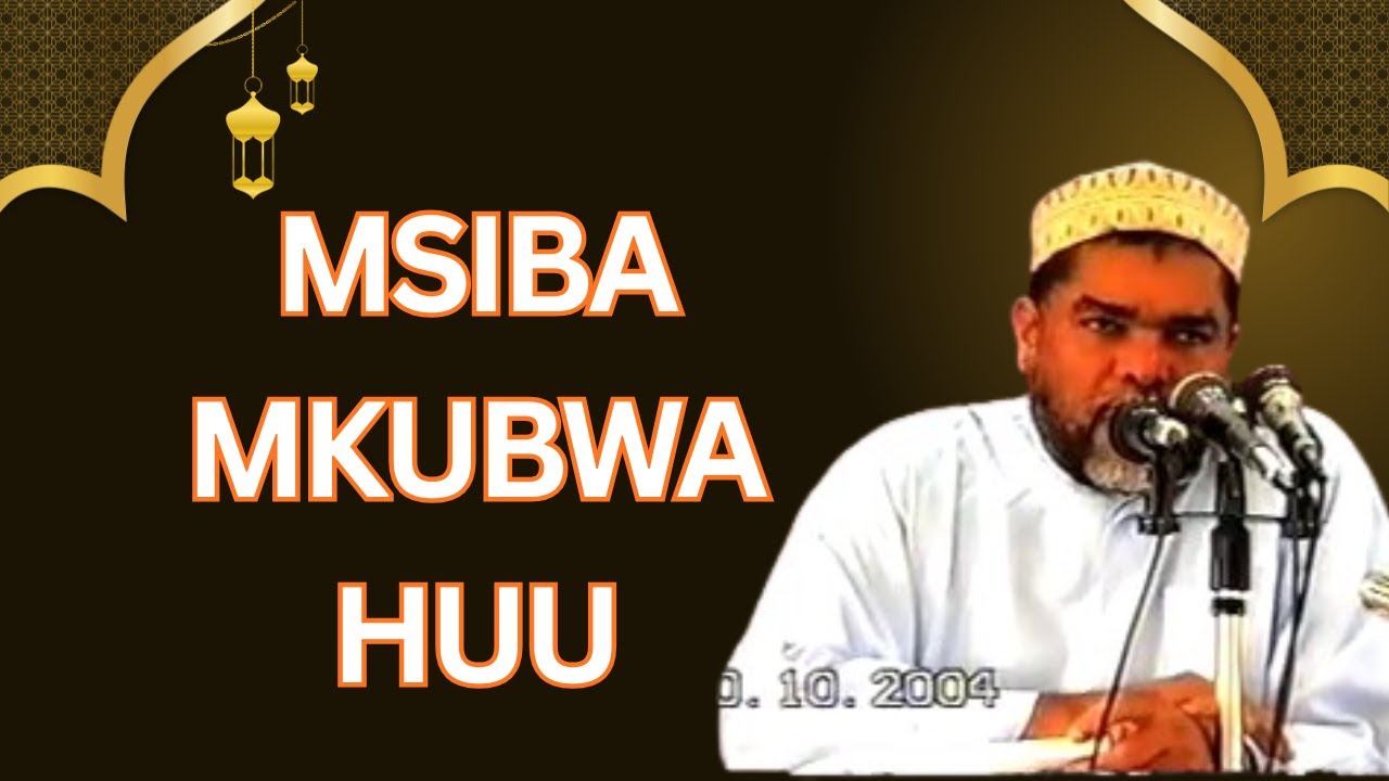 Huu Ni Msiba Mkubwa kwa Waislamu | Sheikh Nassoor Bachu