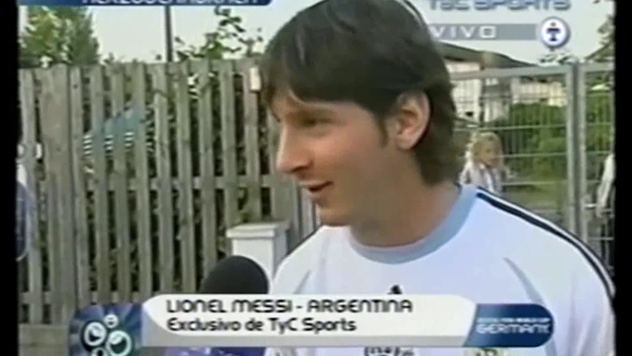 Nota con Messi - Mundial 2006