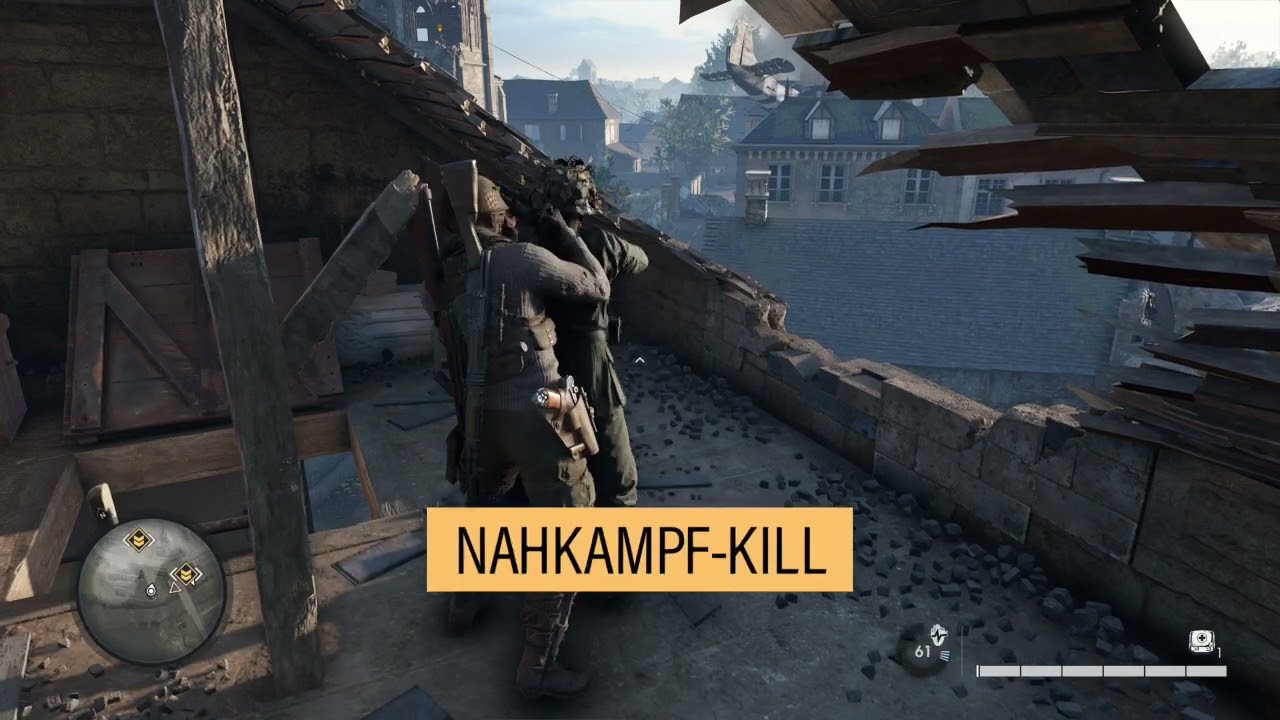 Sniper Elite 5 Trophäe Nah und Persöhnlich, 3 Scharfschützen