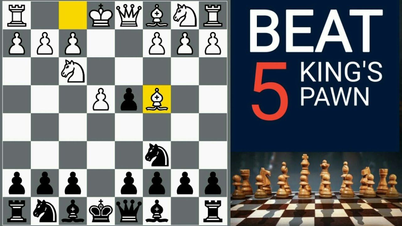 Tetbaik ! TOP 5 Melawan pembukaan catur e4 | King's Pawn Game