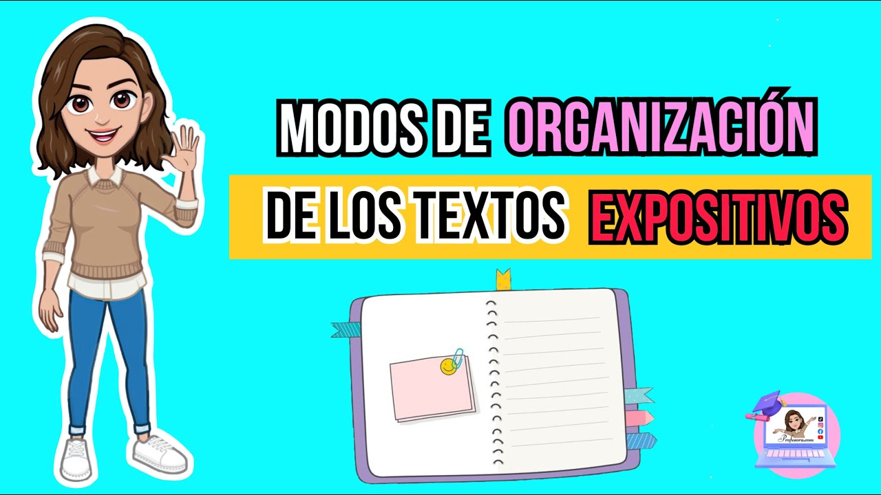 ✅​ LOS MODOS DE ORGANIZACIÓN DEL TEXTO EXPOSITIVO | EJEMPLOS