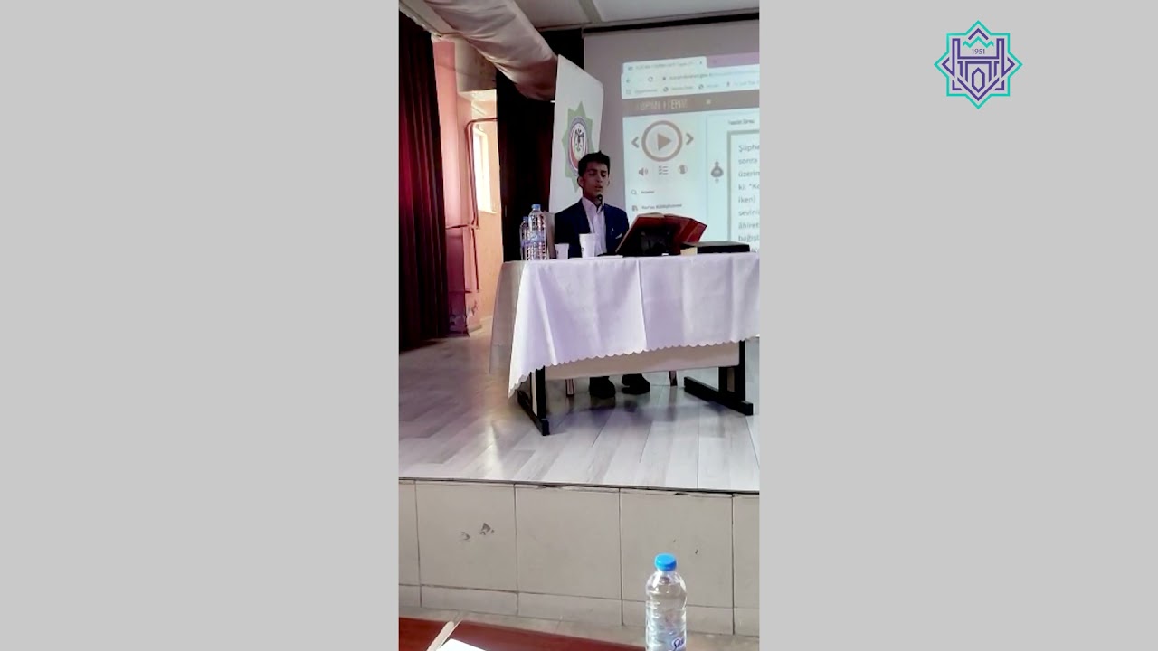 Kuran-ı Kerim Güzel Okuma Yarışması Kayseri 1.