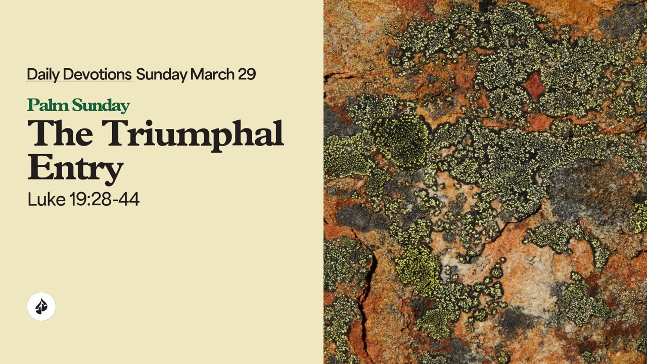 The Triumphal Entry &ndash; Daily Devotional