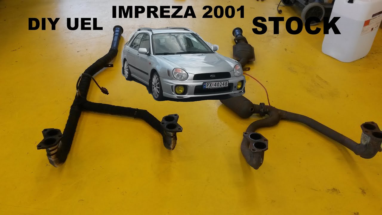 Subaru impreza 2001GX DIY UEL header. Stock VS UEL + Vortex Catback
