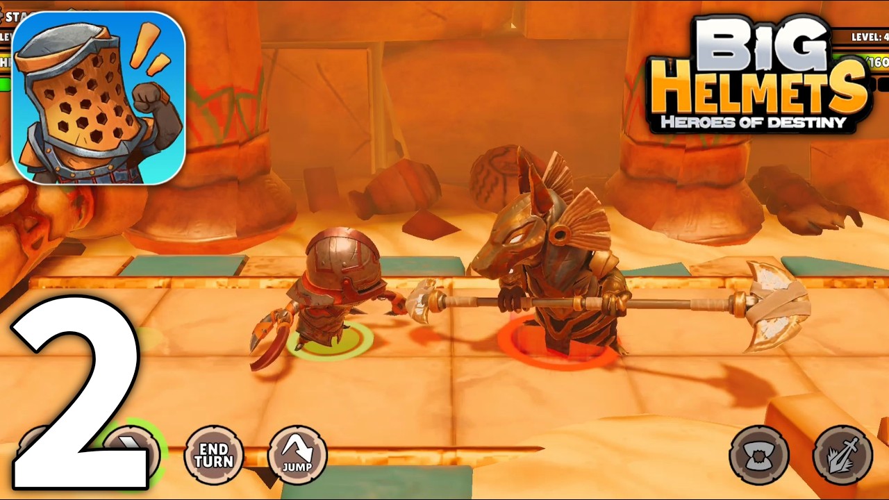 Big Helmets Heroes of Destiny Gameplay Walkthrough Part 2 (iOS, Android)