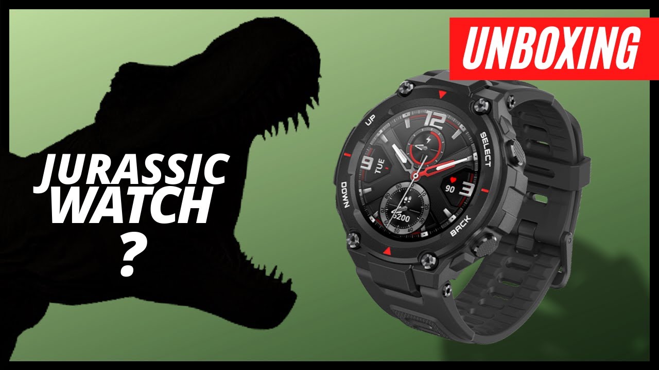 Amazfit T-Rex Unboxing & Preview : Quand T-Rex veut dire G-Shock !