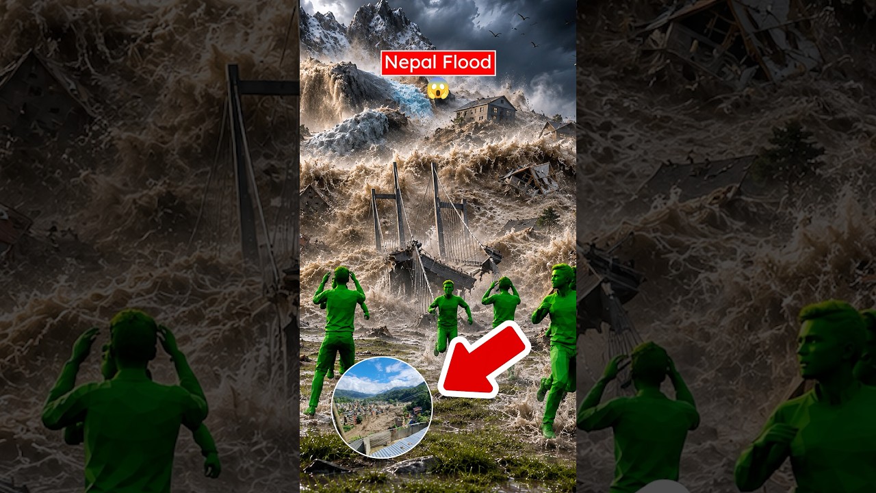 Nepal Floods (3D Animation) by Professor of How