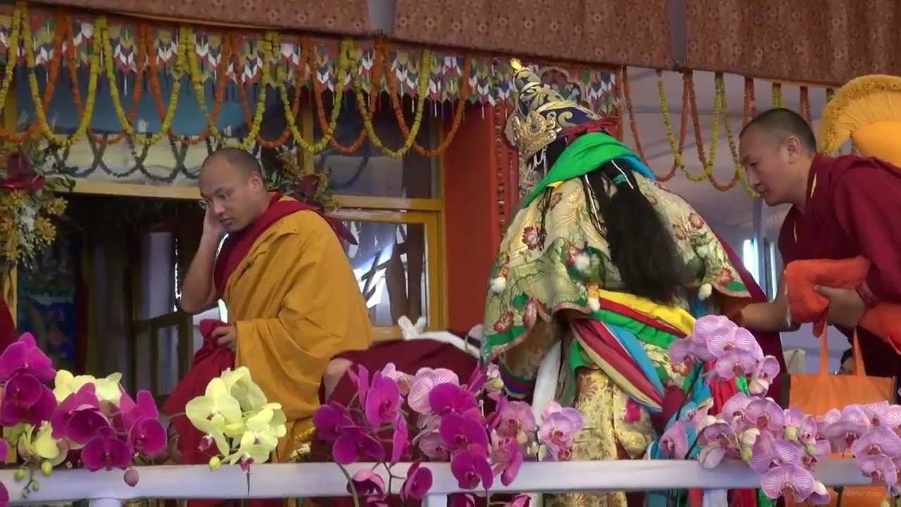 Khandro La Tseringma, Nechung, and Gadong, State Oracles of Tibet.