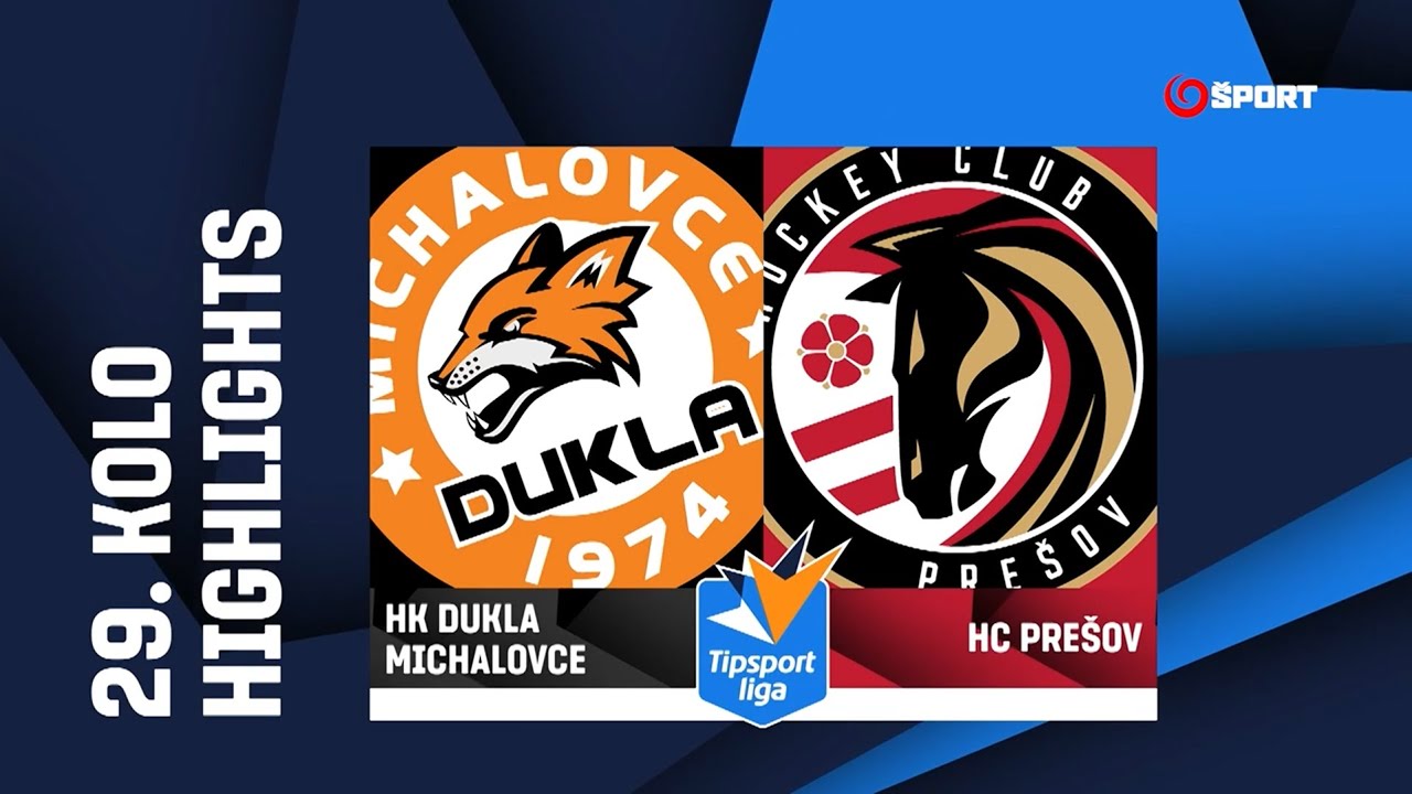 29. kolo: HK Dukla Michalovce – HC Prešov 7:0 (1:0, 3:0, 3:0)