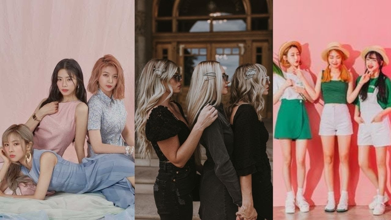 Three Bestfriends Group Photo Poses|| Girl Gang Poses.