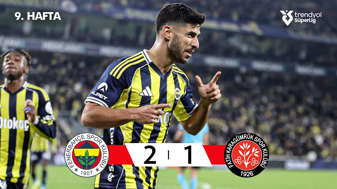Fenerbahçe (2-1) F. Karagümrük - Highlights/Özet | Trendyol Süper Lig - 2025/26