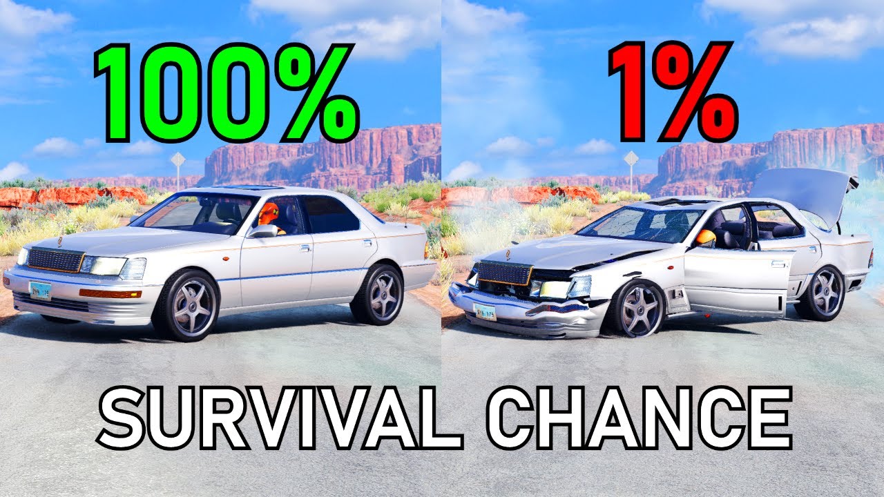 Realistic Survival Chance Crashes #40 | BeamNG.drive