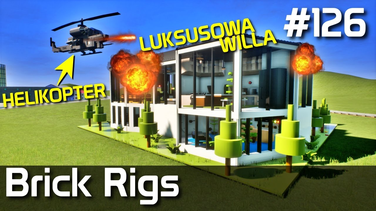 Brick Rigs PL [#126] ATAK na LUKSUSOWĄ Willę /z Skie & Bertbert