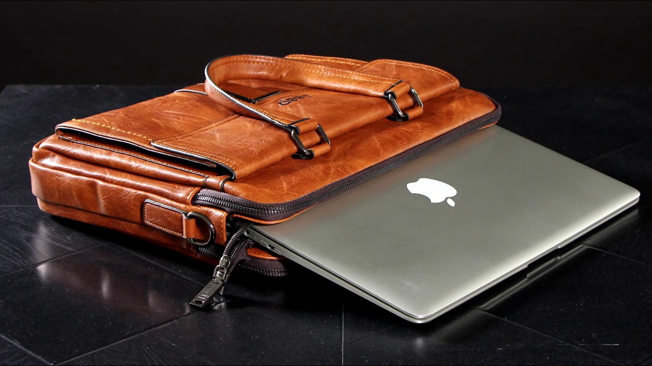 JEEP BULUO Men Briefcase Bag For 13.3 inch Laptop  Large Capacity Office Bags Totes Male