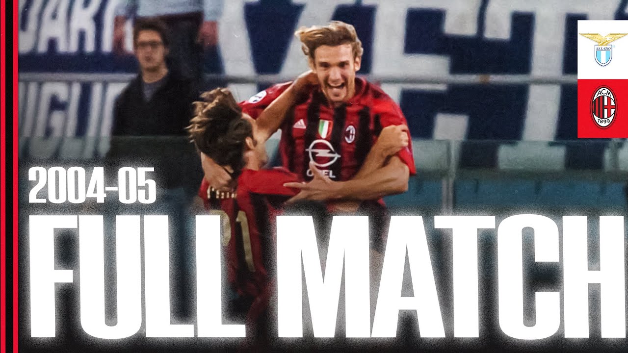 Epic Shevchenko in comeback win! | Full Match | Lazio 1-2 AC Milan | Serie A 2004/05
