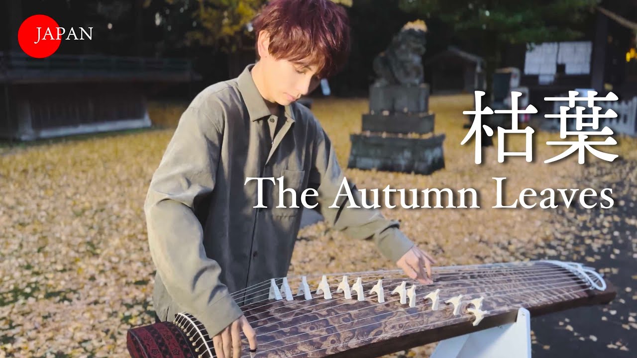 【JAPAN】枯葉 The Autumn Leaves / 和楽器 箏ver. (koto,wagakki) #ストリート箏
