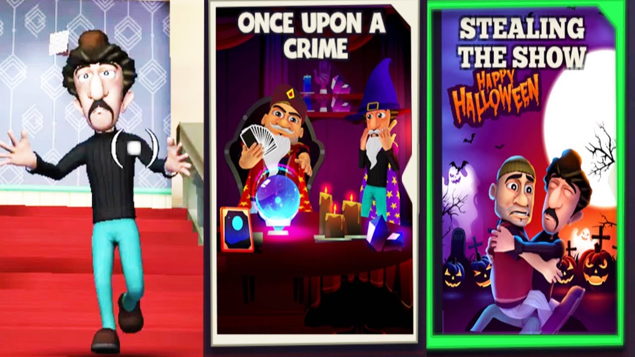 Scary robber home clash 1.9.7  All levels Once Upon A Crime, Happy Halloween