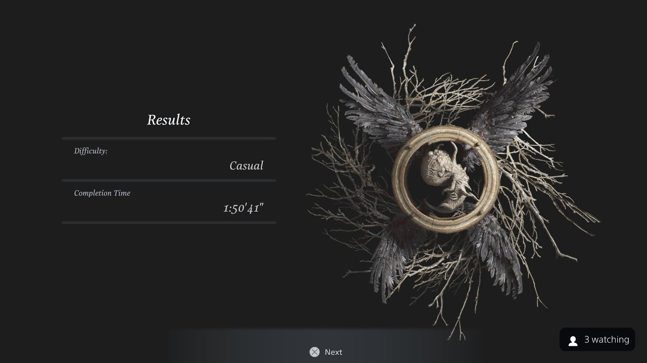 Speedrun for re8 from my stream