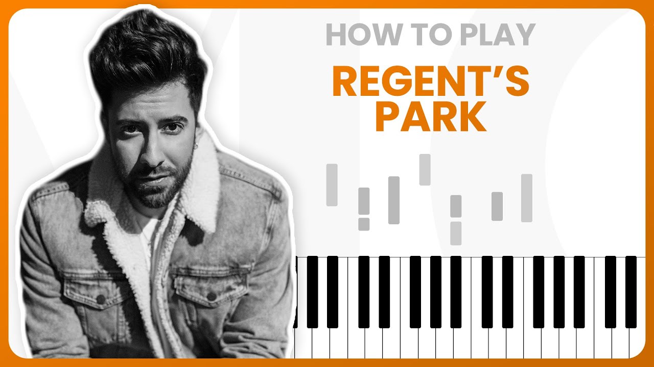Regent's Park - Bruno Major - PIANO TUTORIAL (Part 1)