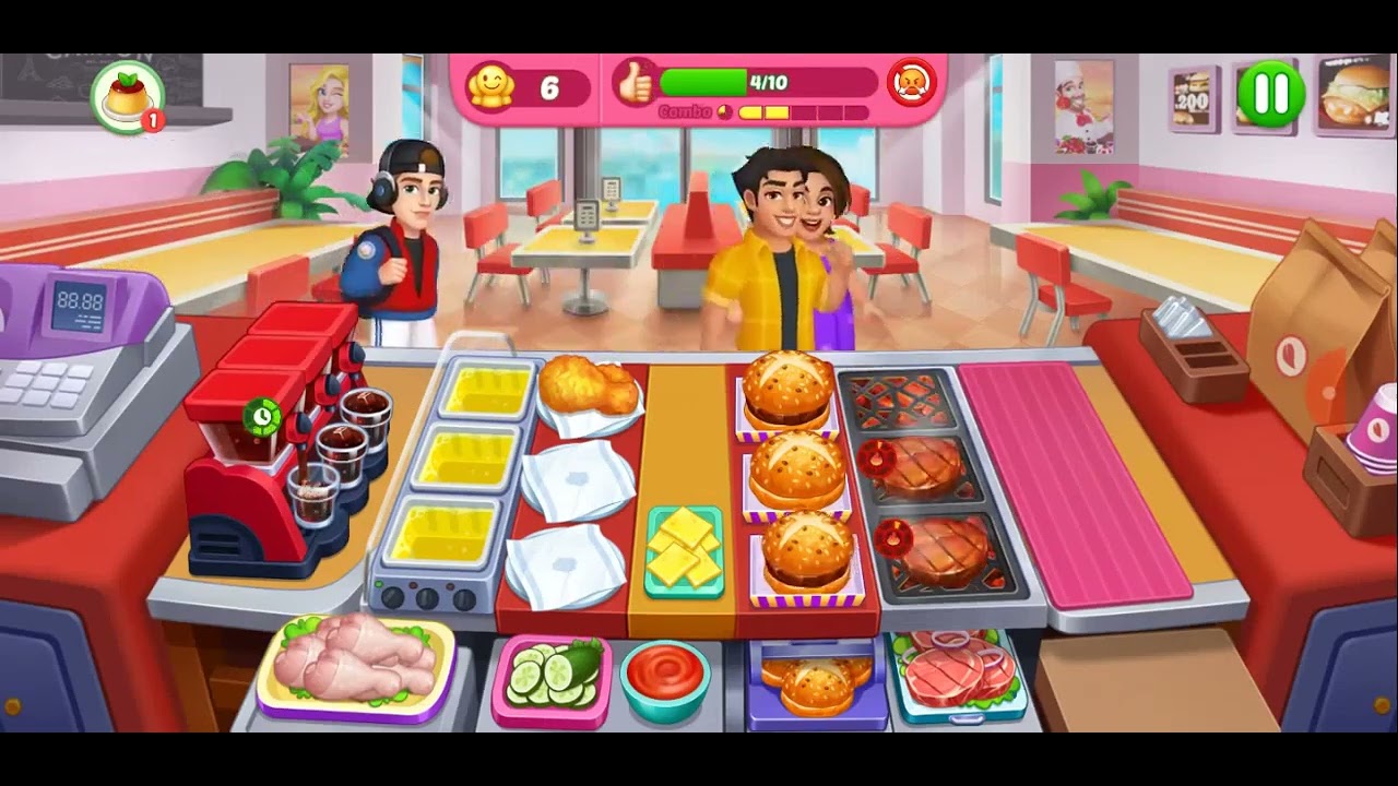 Cooking dinner chef game