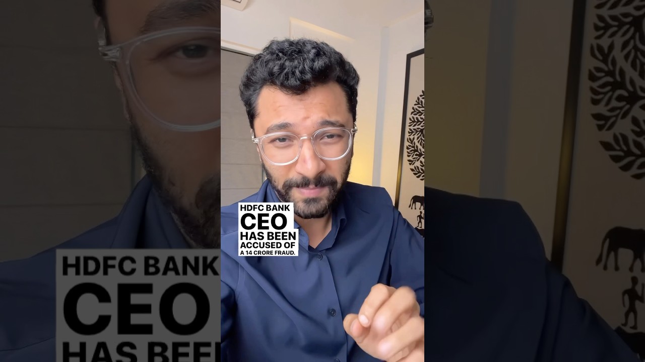 ₹14.4 Crore Fraud by HDFC Bank CEO? #hdfcbank