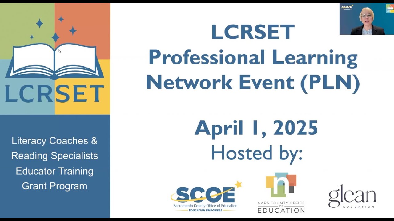 SCOE + Glean Education | Spring PLN Webinar ft. Dr. Jose Viana | April 1, 2025