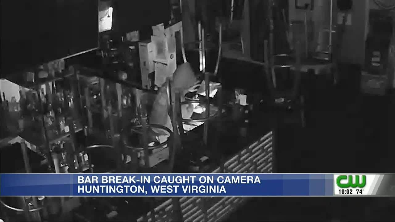Bar break-in caught on camera