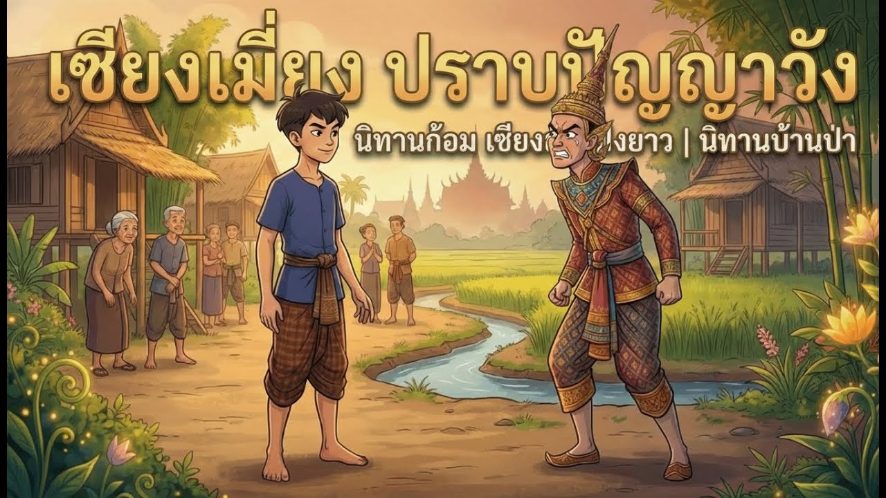 เซียงเมี่ยง ปราบปัญญาวัง  นิทานก้อม เซียงเมี่ยง ฟังยาว  นิทานบ้านป่า