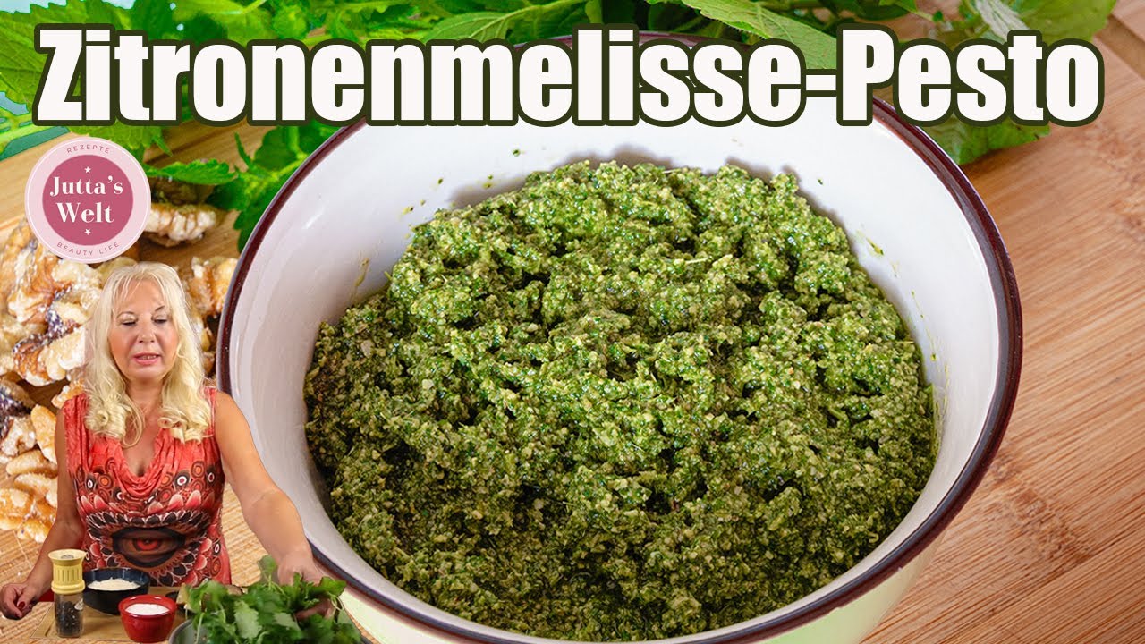 Zitronenmelisse Pesto Rezept 😋 Schnell, einfach & lecker (10 Minuten!) So geht's 👍