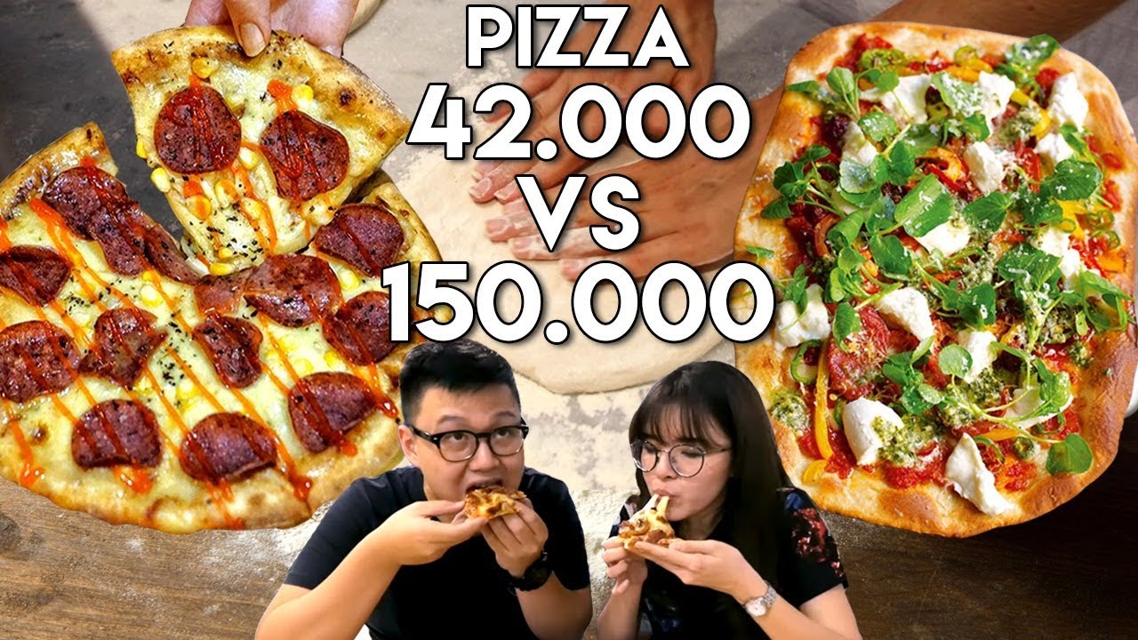 PIZZA Rp 42.000 Vs Rp 150.000 !! | Mahal Vs Murah