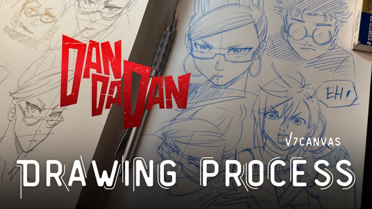 [Real Time] Let's draw characters from Dandadan | ASMR | Drawing Process