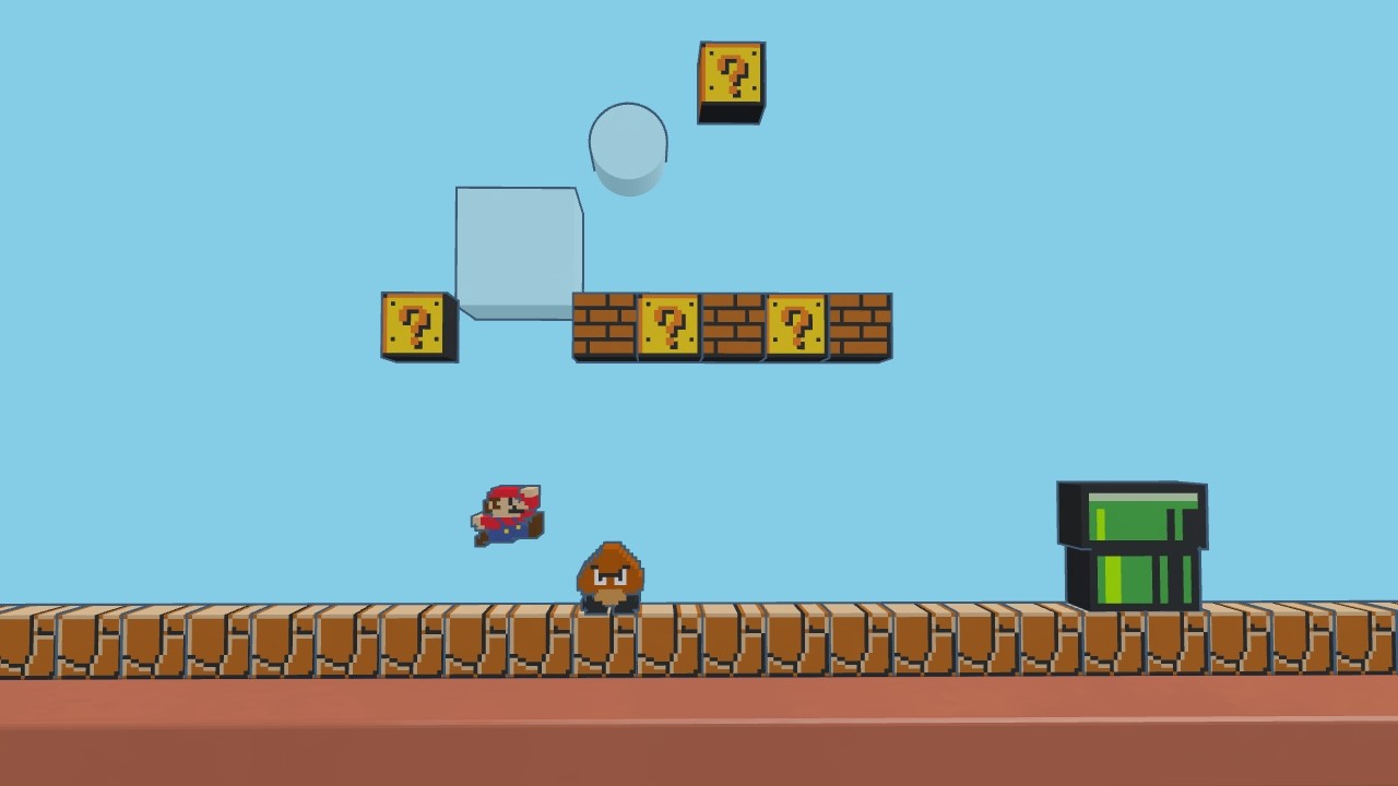 I Made a Fully Functional Mario Level in Tinkercad!