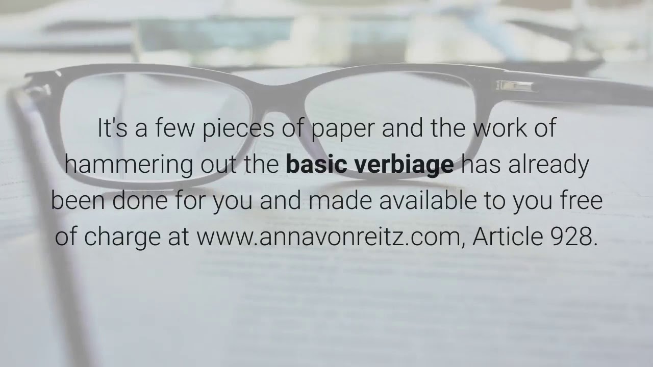 Necessary Paperwork to Establish State National and State Citizen Status By Anna Von Reitz