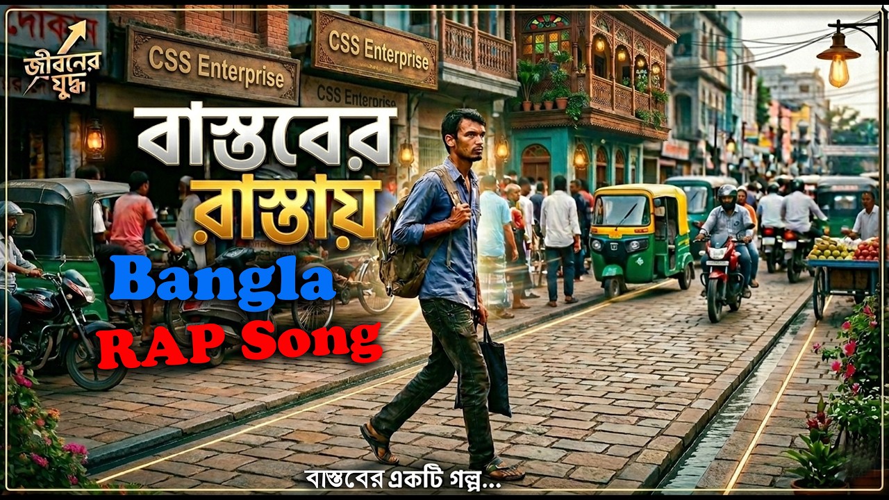 বাস্তবের রাস্তায় || Bastober Rastay || Bangla RAP Song || New RAP Song #rap #rap2026 #rodrongmusic
