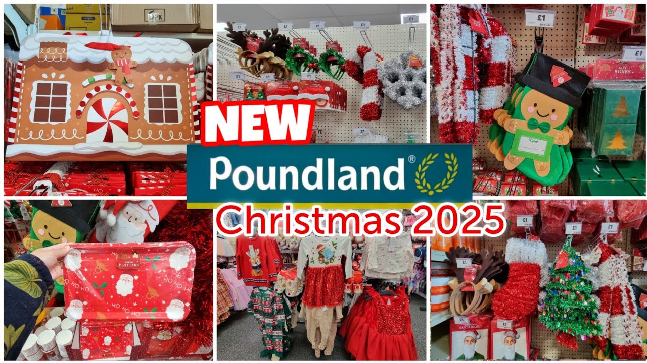 РОЖДЕСТВО В Poundland 2025 🎄 НОВАЯ КОЛЛЕКЦИЯ | МАГАЗИНЫ СО МНОЙ |