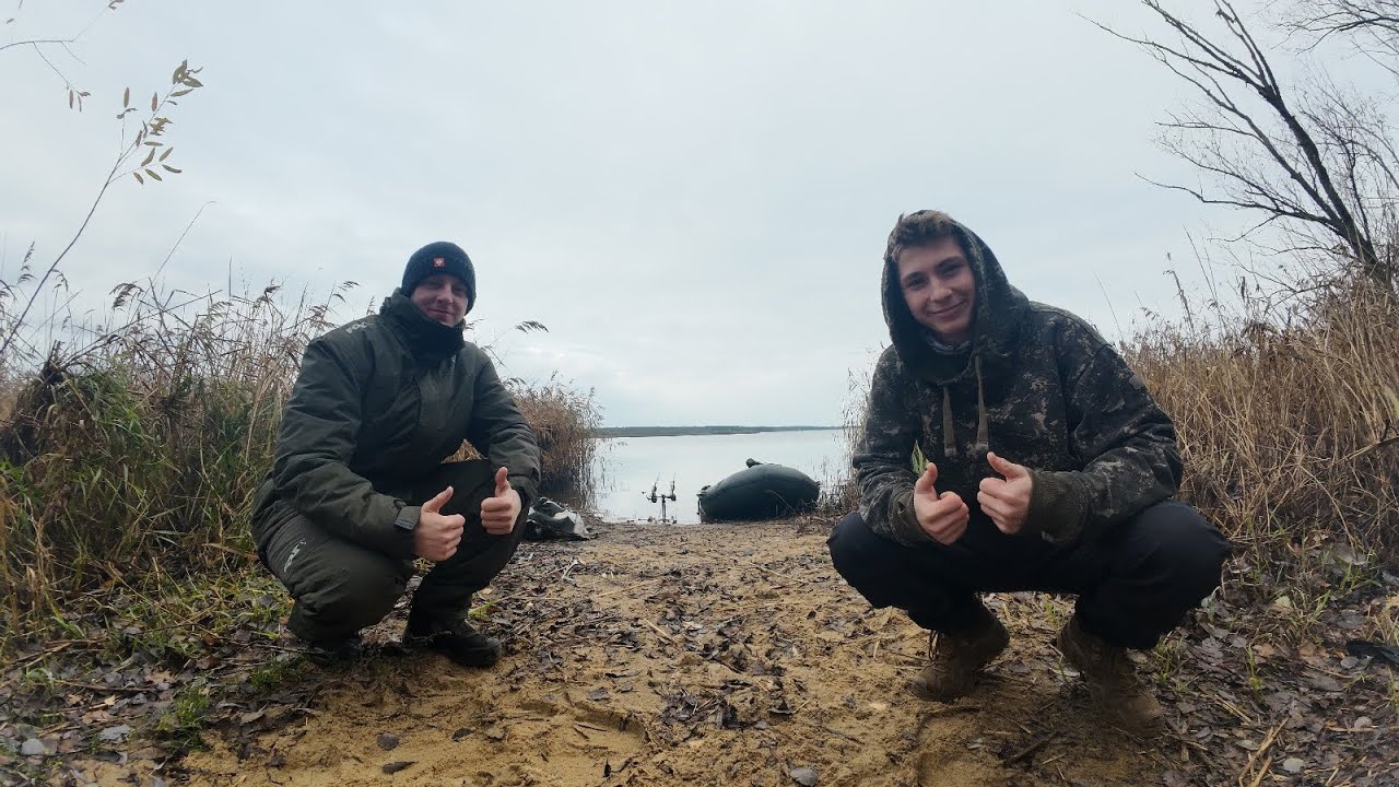 Angeln auf Karpfen am Stausee 