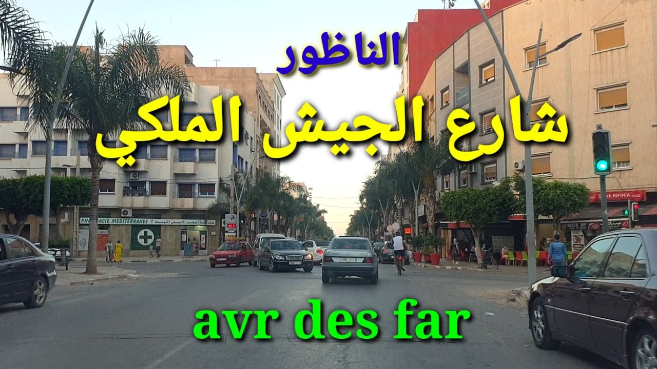 شارع الجيش الملكي بالناظور،  الحركة مع دخول الجالية