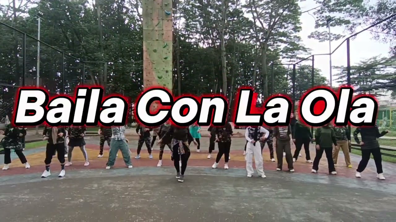 Baila La Con Ola-Amira Syahira || Choreo by Zin Lely Herly || Zumba || Taman Ranggon Wijaya Kusuma 
