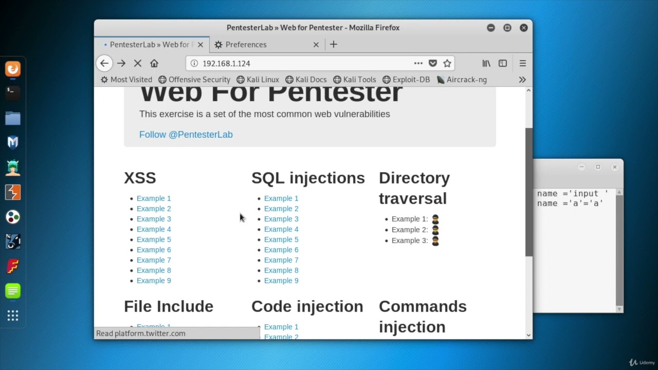 SQL Injection كشف ثغرة