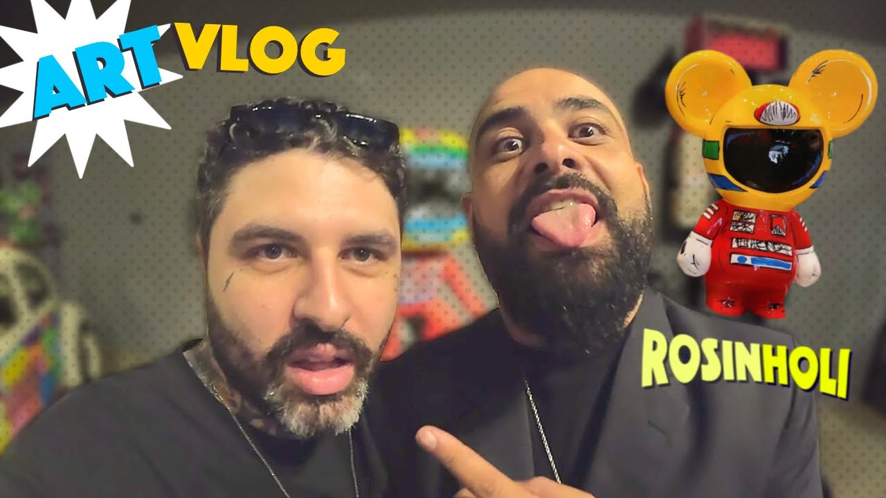 ÚLTIMO ART VLOG DO ANO ! (2025) - Expo Thiago Rosinhole + Ateliê Tríptico 