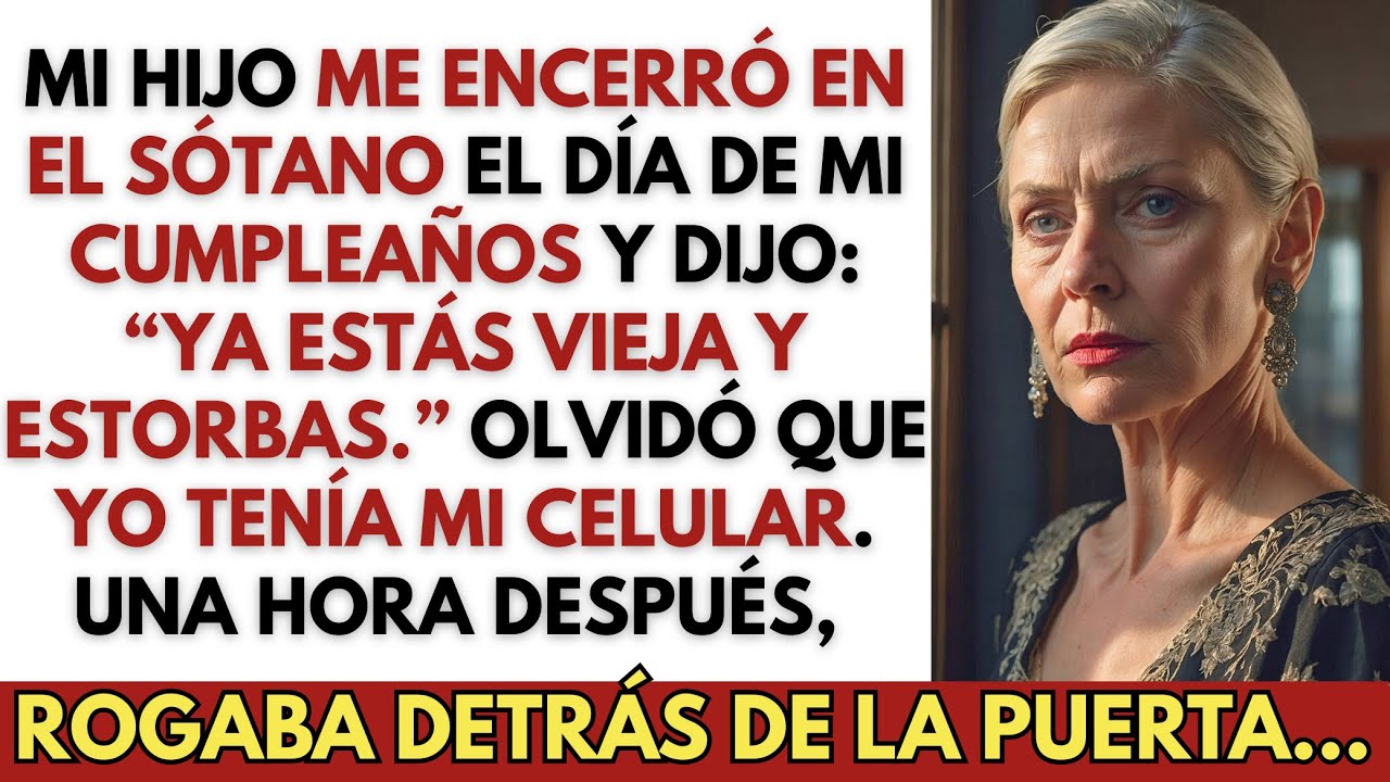 Mi hijo me encerró en el sótano en mi cumpleaños. Pero me vengué y...
