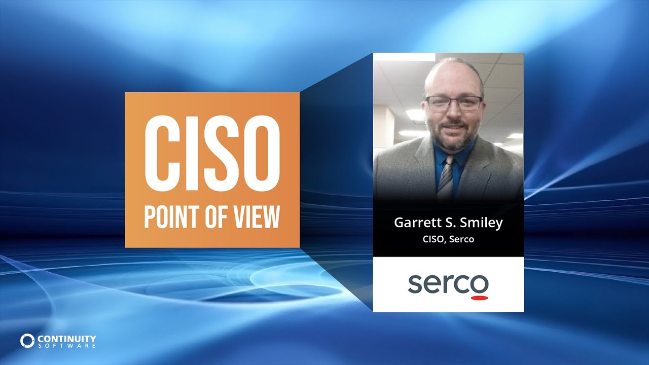Garrett Smiley, CISO at Serco