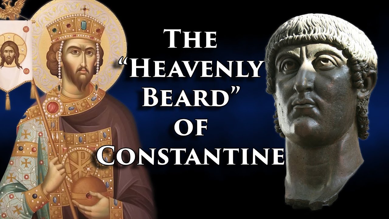 Why does Constantine have a Beard in Icons?
