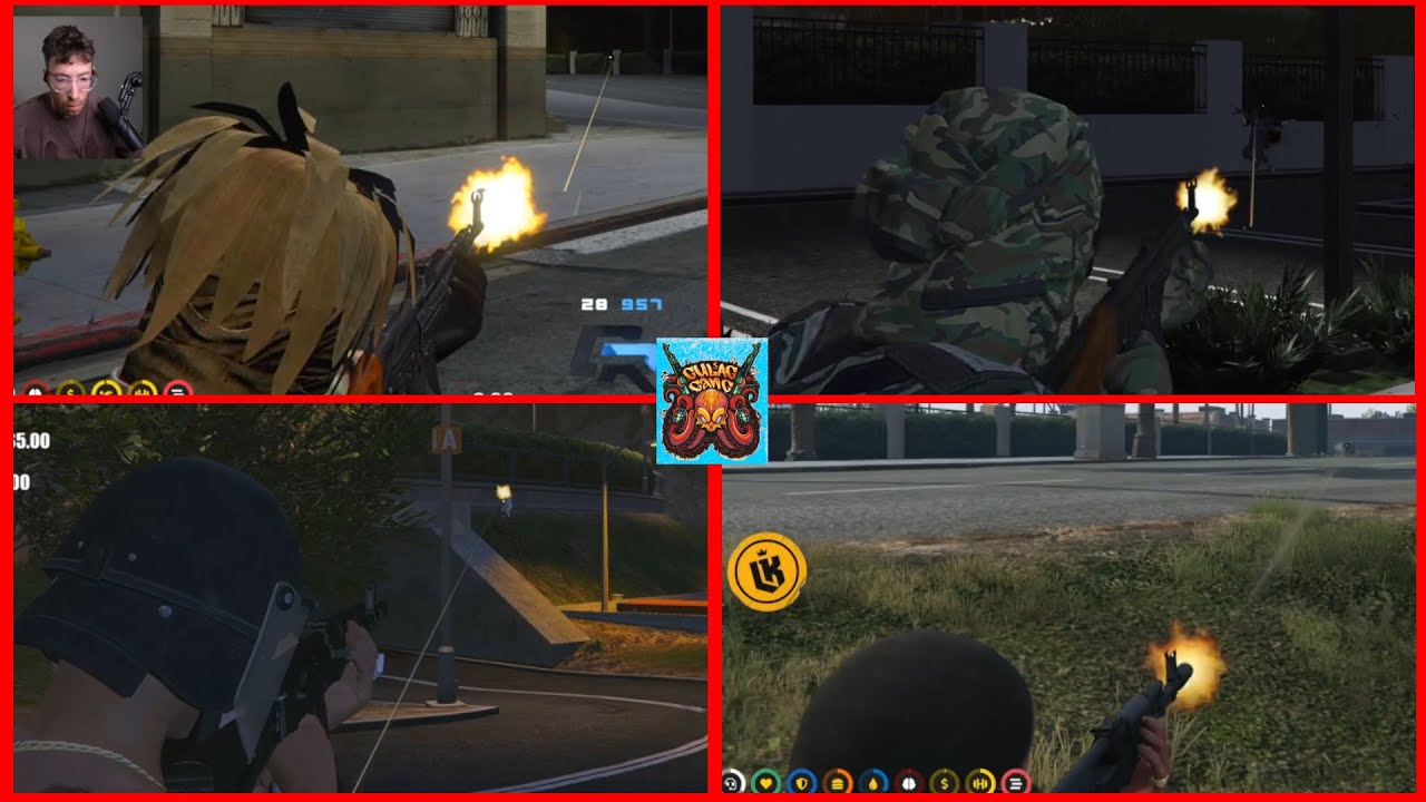 GG vs CG 6 v 6 fight at Casino (MULTI POV)