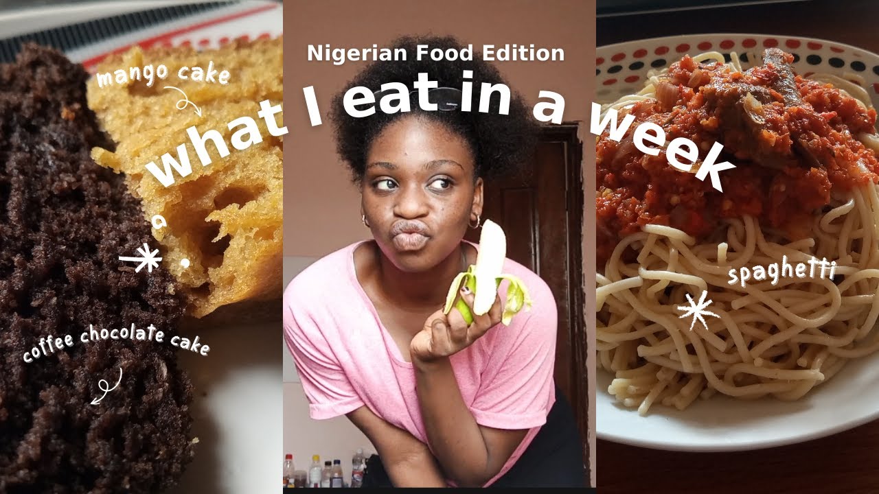what I eat in a week