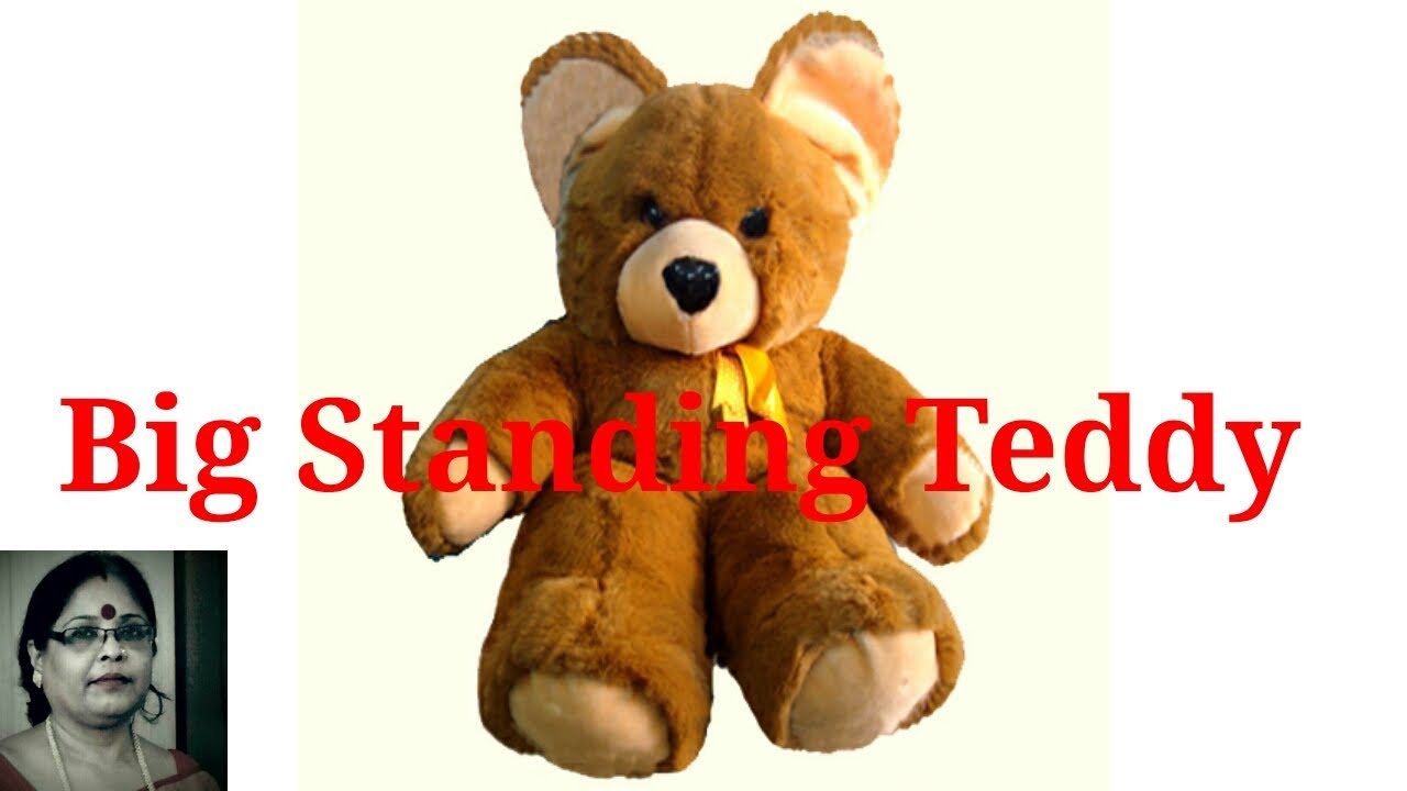 Big Standing Teddy Handmade Soft Toys making Online Classes / Debjani Creations Tutorial