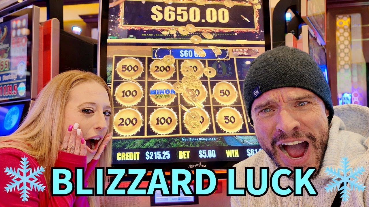 We Turned $100 into $1,000 on High Limit Dragon Link Golden Century! ❄️ (Blizzard Luck)